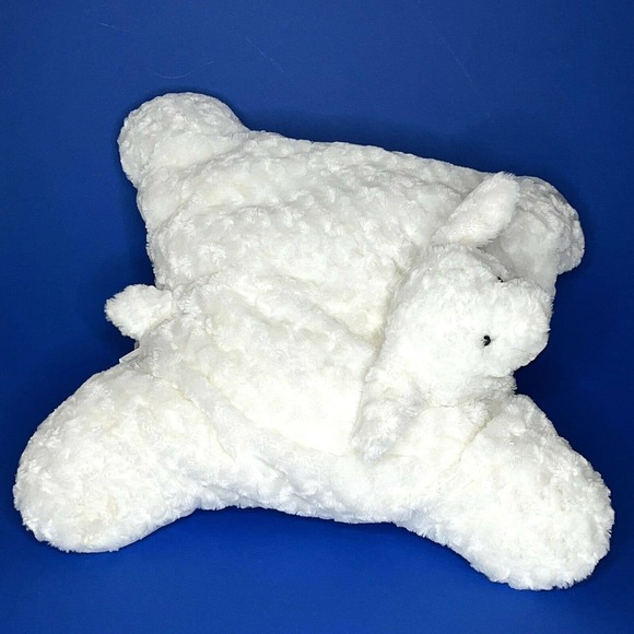 Restoration Hardware Baby Child Large Textured Plush Lamb Floor Pillow EUC RARE! - Picture 2 of 6
